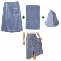 Saunos rinkinys kiltas, kepurė ir rankšluostis, Saunos rinkinys kiltas, kepurė ir rankšluostis
