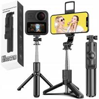 Asmenukių lazda ("Selfie sticks") Asmenukių lazda telefonui ir veiksmo kamerai su nuotoliniu valdymu, trikojis, Asmenukių lazda telefonui ir veiksmo kamerai su nuotoliniu valdymu, trikojis