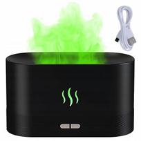 USB oro drėkintuvas–difuzorius su LED RGB apšvietimu ir židinio efektu, USB oro drėkintuvas–difuzorius su LED RGB apšvietimu ir židinio efektu