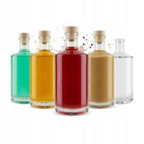 5 DYNAMITE butelių rinkinys (700 ml), skirtas alkoholiui, vynui, viskiui, dovanai, 0,7 l