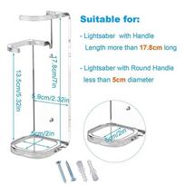 Acrylic Clear Light Saber Stand Wall Mount Storage Rack With Screw Display Stand