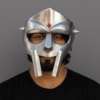MF DOOM Kaukė Mad-villain Plieninė Veido Šarvai Viduramžių Rankų Darbo Kaukė black