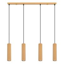 Sollux Lighting pakabinamas šviestuvas Karbon 4L, auksinis