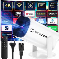 Projektorius Nešiojamas išmanus LED projektorius su „Android“, „Wi-Fi“, „Full HD“, HDMI, Nešiojamas išmanus LED projektorius su „Android“, „Wi-Fi“, „Full HD“, HDMI