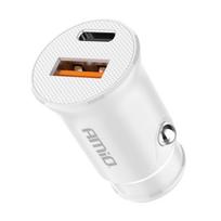 Telefono įkroviklis AMIO 03877 USB-A,  USB-C