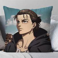 Attack On Titan Eren Yeager Anime Pillow Case Square Pillow Bedroom Sofa Leisure ComfortCushionLiving Room Home Decoration 40X40 20x20Inch