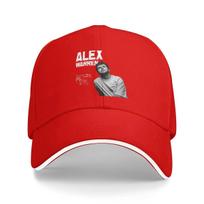 Beisbolo kepuraitės Alex Warren Dainininkas Pop Muzika Šaunios Madingos Laisvalaikio Unisex Pavasarinės Kepuraitės One Size red