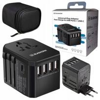 Kelioninis adapteris su 4xUSB ir USB-C, Kelioninis adapteris su 4xUSB ir USB-C