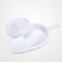 Mobilumas - Lovos puodas suaugusiems, Plastikinis, Naktinis puodas lovoje, Šlapimo buteliukai vyrams ir moterims, Senjorams, Lovos puodas suaugusiems white