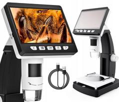 Skaitmeninis edukacinis mikroskopas, 1000x, HD IPS ekranas, LED, Skaitmeninis edukacinis mikroskopas, 1000x, HD IPS ekranas, LED