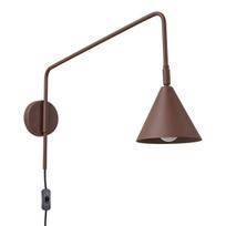 Sollux Lighting sieninis šviestuvas Nox, rudas