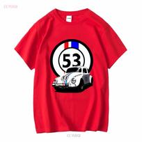 Herbie Meilės Vabalas Filmas Numeris 53 Plokštelė Marškinėliai vintage Išskalbti Stilingi Minkšti Kvėpuojantys Unisex Patogūs S red