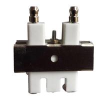 Oven Range Electrode Ignitor Gas for Burner Igniter Spark Ignition Device Stove Spare Parts High Temperature Resistance 1 white