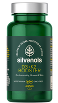 SILVANOLS  D3+K2 Booster kapsulės, 60 vnt.
