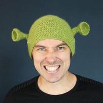 Tiktok-Style Y2K Funky Bell Hats Shrek Cute & Funny Design Unisex 100% Acrylic Hats Common Fabric Casual Wear Large speaker žalia