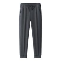 Men's Plus Velvet Thickened Coral Fleece Sweatpants for Autumn/Winter - Large Size Casual Dad Pants L