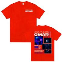 Omar Courtz Por Si No Estoy 2026 Pasaulinio Turinio Grafikos Marškinėliai 2026 Vasaros Naujas Unisex Unisex Medvilniniai Marškinėliai Street Wear Y2K S red