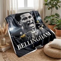 Jude Bellingham Soft Flannel Fleece Blanket Lightweight Cozy Warm Throw Blanket For Sofa Bed Home Decor 75x90cm