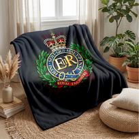 Royal Engineers A.F.C Soft Flannel Fleece Blanket Lightweight Cozy Warm Throw Blanket For Sofa Bed Home Decor 75x90cm