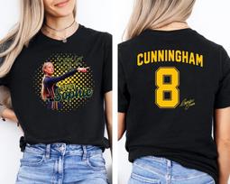 Sophie Cunningham „Point God“ Krepšinio, Sophie Cunningham 8 Priekinė ir Galinė Marškinėliai S white