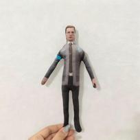 23Cm Connor Detroit Become Human Plush Doll Cosplay Joint Twistable Shape Stuffed Abstract Toy Home Decor Accesory Props Gift 23cm gray
