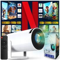 Projektorius Nešiojamas multimedijos projektorius su „Wi-Fi“, „Full HD“, HDMI, su garsiakalbiu, Nešiojamas multimedijos projektorius su „Wi-Fi“, „Full HD“, HDMI, su garsiakalbiu