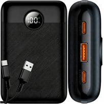 Atsarginis maitinimo šaltinis ("Power Bank") Išorinė baterija 20000 mAh 22,5 W su USB-C, USB ir PD, QC, Išorinė baterija 20000 mAh 22,5 W su USB-C, USB ir PD, QC
