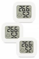 Skaitmeninis termometras su higrometru, LCD, 3 vnt., Skaitmeninis termometras su higrometru, LCD, 3 vnt.