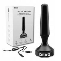 Kambarinė antena antžeminei TV su USB stiprintuvu, DVB-T2, HEVC, Kambarinė antena antžeminei TV su USB stiprintuvu, DVB-T2, HEVC