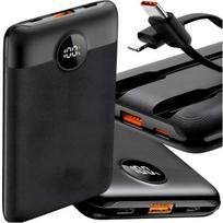 Atsarginis maitinimo šaltinis ("Power Bank") Išorinė baterija 10000 mAh 22,5 W su USB, USB-C ir PD, QC, Išorinė baterija 10000 mAh 22,5 W su USB, USB-C ir PD, QC