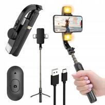 Asmenukių lazda ("Selfie sticks") Asmenukių lazda telefonui su stabilizatoriumi ir laikikliu, trikojis, Asmenukių lazda telefonui su stabilizatoriumi ir laikikliu, trikojis