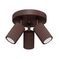 Sollux lubinis šviestuvas Karbon 3P, rudas