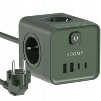 Prailgintuvas 4 lizdų + 4 USB 20W 2 m, Prailgintuvas 4 lizdų + 4 USB 20W 2 m