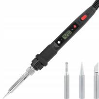Lituoklis S801A, 80 W, reguliuojama temperatūra, su antgaliais, Lituoklis S801A, 80 W, reguliuojama temperatūra, su antgaliais