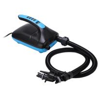 Air Pump Blue Electric Portable Inflatable Pump with Hose Gas Nozzles For Inflatable Paddle Board Rubber Boat Air Bed black