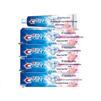 Crest 3D White Morning Dew Lotus Toothpaste, 4 x 120g blue