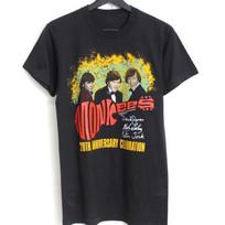 Rare The Monkees band Men Black All Size 8D263 Unisex T-Shirt S black