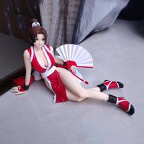 Anime Street Fighter Mai Shiranui Noodle Stopper Sexy Girls PVC Action Figure Model Toys white
