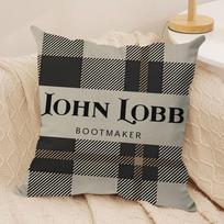 Brand J-JOHNS L-LOBB Cushion Cover Soft Plush Fabric Double-Sided Printed Sofa Cushion Cover for All Seasons Home Decor Gift 30cmx30cm gray
