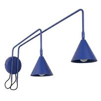 Sollux Lighting sieninis šviestuvas Nox 2, ultramarinas