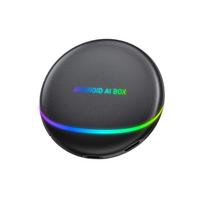 CarPlay TV AI Multimedia Box, 8GB+128GB, Portable Wireless Android Car Adapter with HDMI Output 【6125】Android 12 North America Version gray