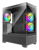 Xilence Case XG172 Midi Tower Case product features Fan control panel/Transparent panel|Not included|Colour Black|XG172