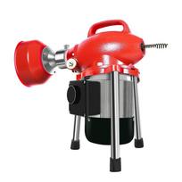 Electric Professional Sewer Clog Remover Tool 2200 Motor red
