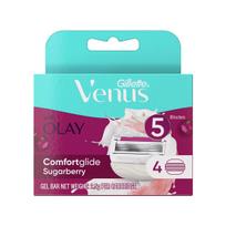 Venus Olay Sugarberry Razor Blades 4-Pack blue