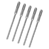 5 vnt. SDS-plus perforatoriaus grąžtas, 2 briaunų mūro grąžtas, karbido antgalio grąžtas, betonui 0.24 x 6.30in