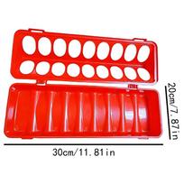 Poultry Feeder Trough Anti-waste Chicken Birds Waterer Feeding Bucket Chicken Water And Food Dispenser Bowl red
