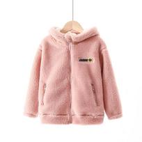 Thick Fleece Lined Warm Hooded Kids Jacket Unisex Boys Girls Casual Winter Outerwear 120cm
