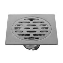 Stainless Steel Anti-Odor Floor Drain, Sewer Anti-Insect Drain, Washing Machine Bathroom Floor Drain, Large Flow Square Thickened Floor Drain 201 Horizontal Floor Drain