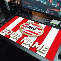 Custom Name PSV Eindhoven Mouse Pad Large Gaming Table Cushion Non-slip Laptop Tablet Big Mousepad XXL Mat Mini PC Playmat With Lock edge_XIA 30cmx60cm(11.8x23.6inch)