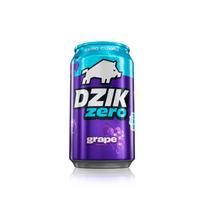 Dzik Zero Carbonated Grape Flavored Drink Sugar-Free 330 ml
